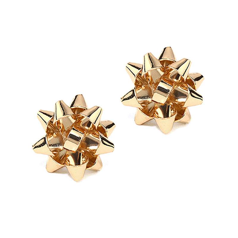 Christmas Gift Bow Stud Earrings - Madeline Love - Flyclothing LLC