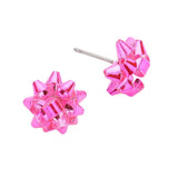 Christmas Gift Bow Stud Earrings - Madeline Love - Flyclothing LLC