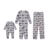 Cowboy Christmas Family Matching Soft Bamboo Pajamas - Tesa Babe - Flyclothing LLC