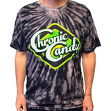 Chronic Candy T-Shirt - Black Tie Dye - Get Down Art