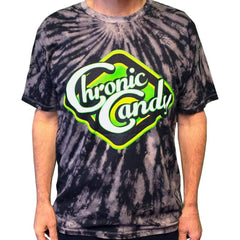 Chronic Candy T-Shirt - Black Tie Dye - Get Down Art