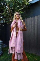 Chunky Oversized Pocket Scarf - Boho Clothing and Accessories - Flyclothing LLC