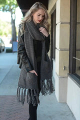 Chunky Oversized Pocket Scarf - Boho Clothing and Accessories - Flyclothing LLC