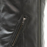Cindy - Women's Motorcycle Sheepskin Vest - First Manufacturing Company - Flyclothing LLC