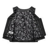 Cindy - Women's Motorcycle Leather Vest Black - First Manufacturing Company - Flyclothing LLC