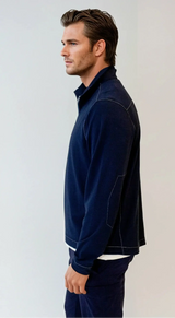 Buki Cinqo Travel Half Zip - Navy - Buki - Flyclothing LLC