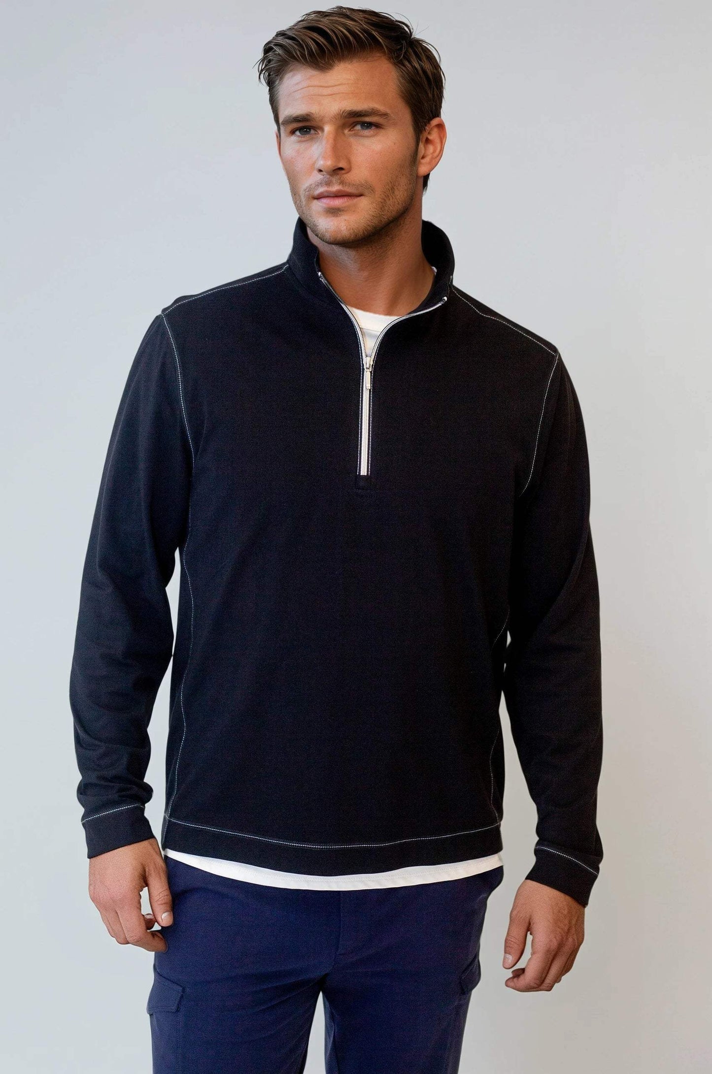 Buki Cinqo Travel Half Zip - Black - Buki - Flyclothing LLC