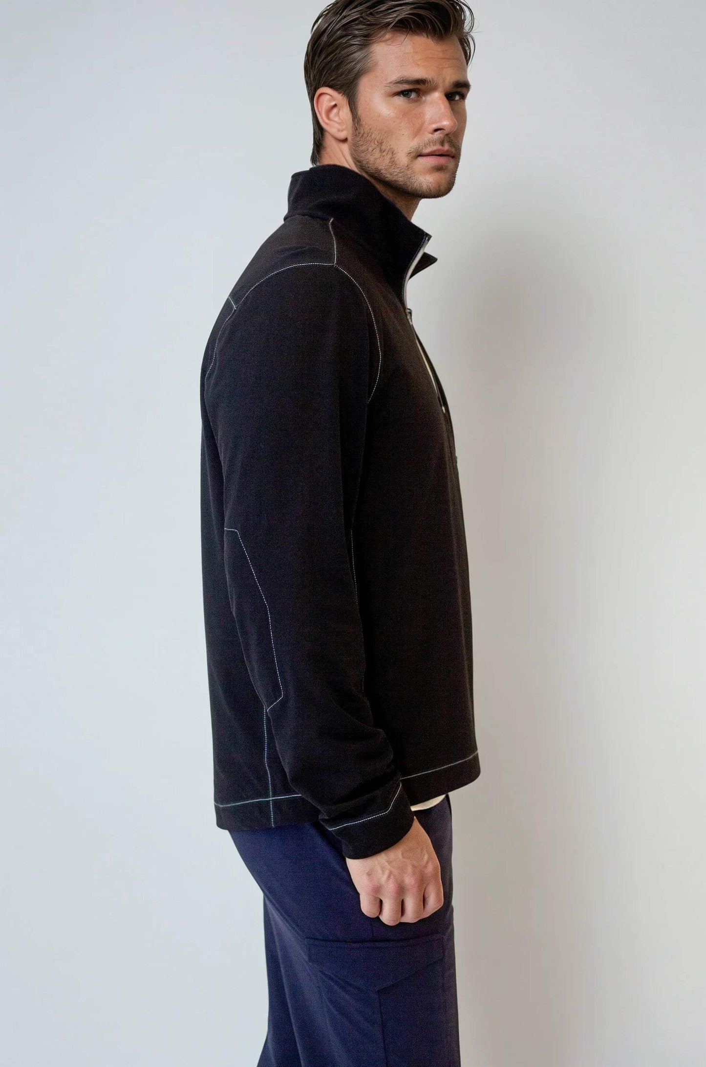 Buki Cinqo Travel Half Zip - Black - Buki - Flyclothing LLC