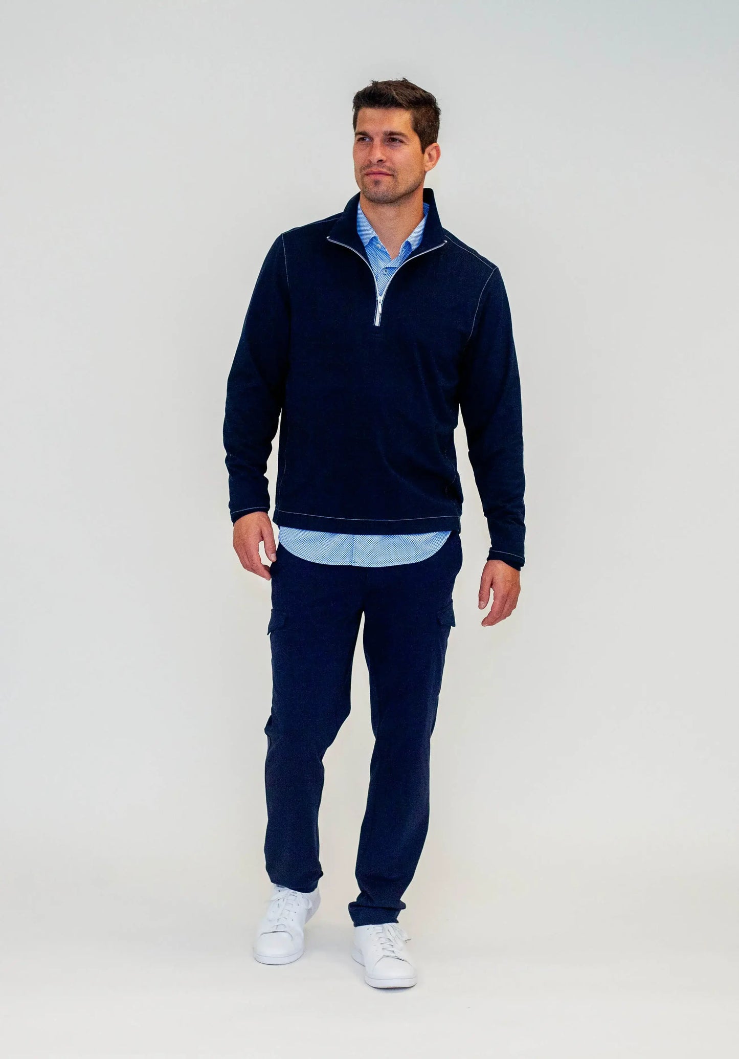 Buki Cinqo Travel Half Zip - Black - Buki - Flyclothing LLC