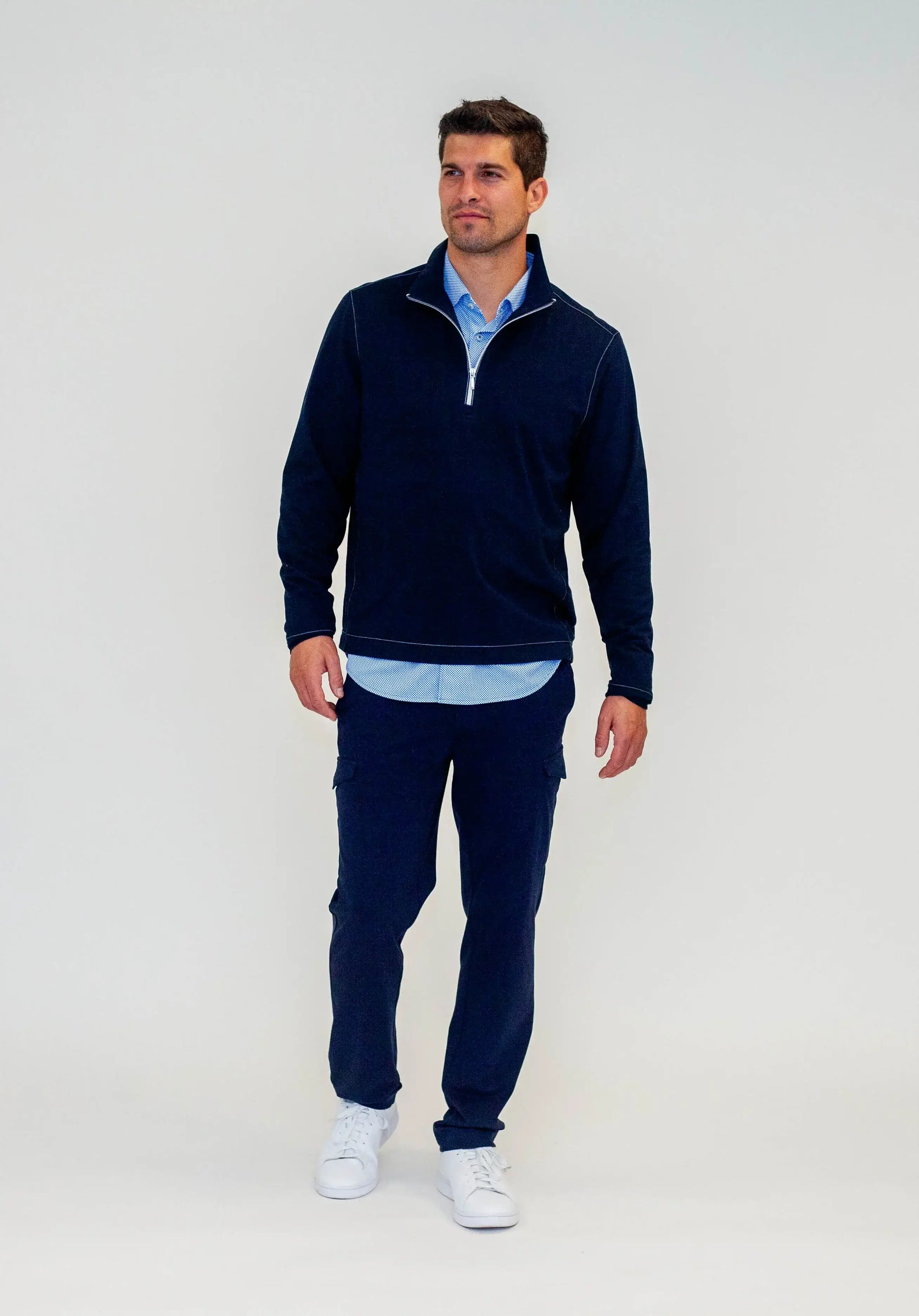 Buki Cinqo Travel Half Zip - Black - Buki - Flyclothing LLC