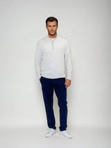 Buki Cinqo Travel Half Zip - White - Buki - Flyclothing LLC