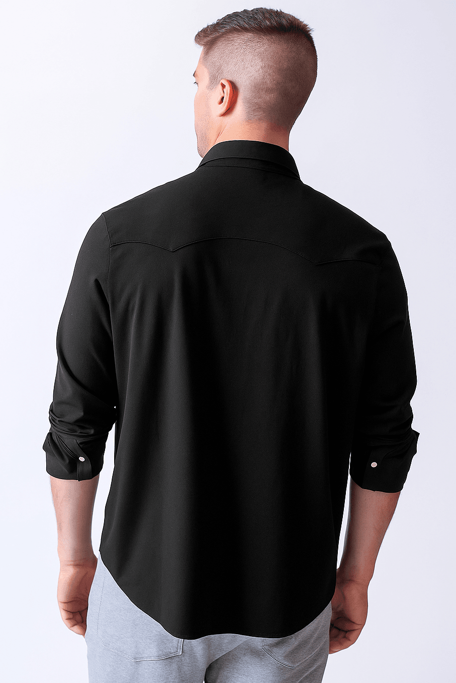 Buki’s Cinqo Western Tech Shirt - Black - Buki - Flyclothing LLC
