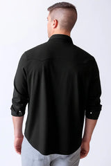 Buki’s Cinqo Western Tech Shirt - Black - Buki - Flyclothing LLC