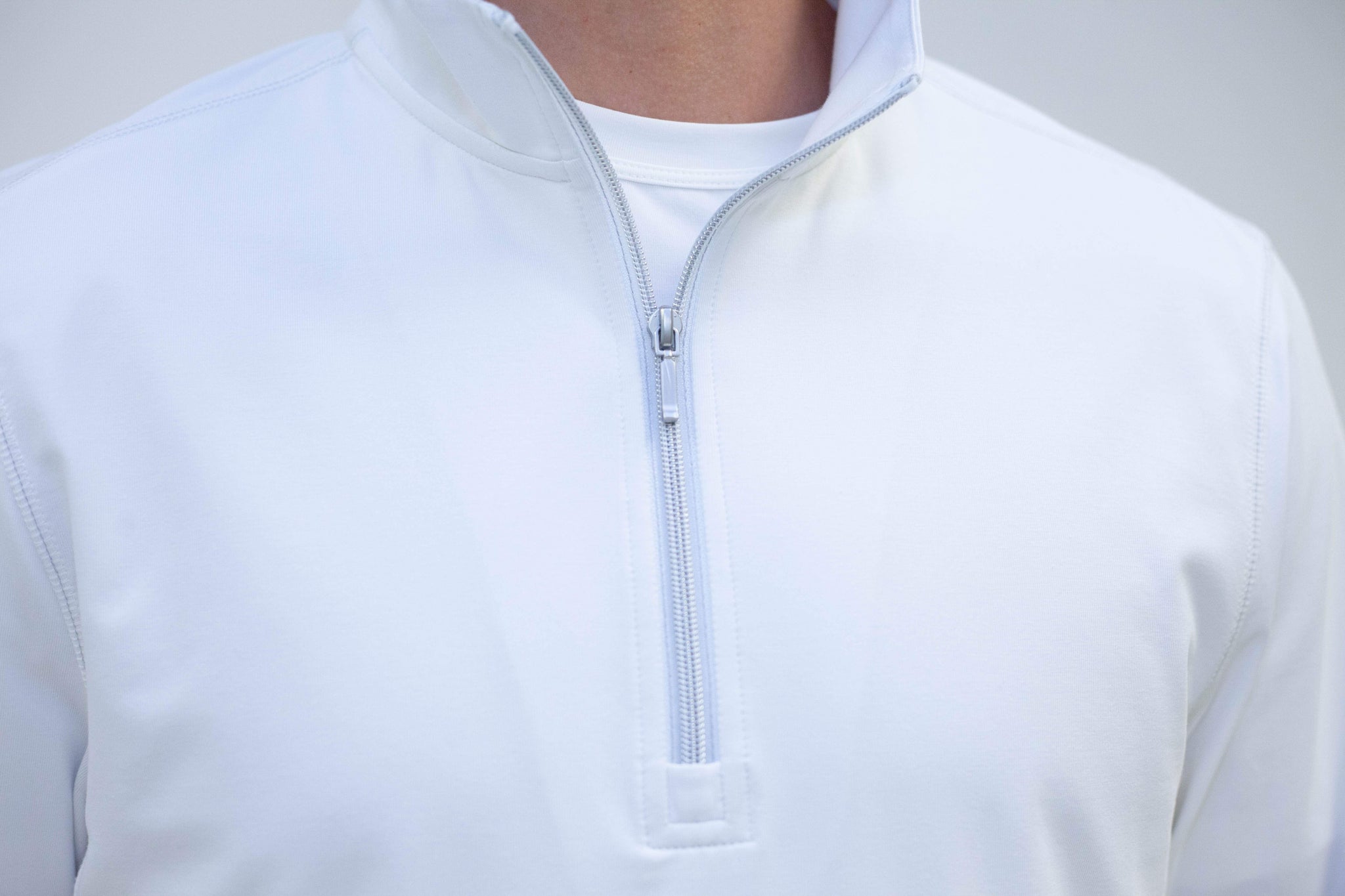 Buki Cinqo Travel Half Zip - White - Buki - Flyclothing LLC