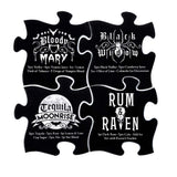Spooky Cocktail Coaster Set - Alchemy of England - Flyclothing LLC