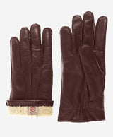 CL3103 (brown) - Men's Handsewn Lamb Shearling Winter Leather Gloves