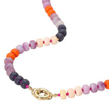 Clasp Accent Disc Beaded Necklace - Madeline Love - Flyclothing LLC