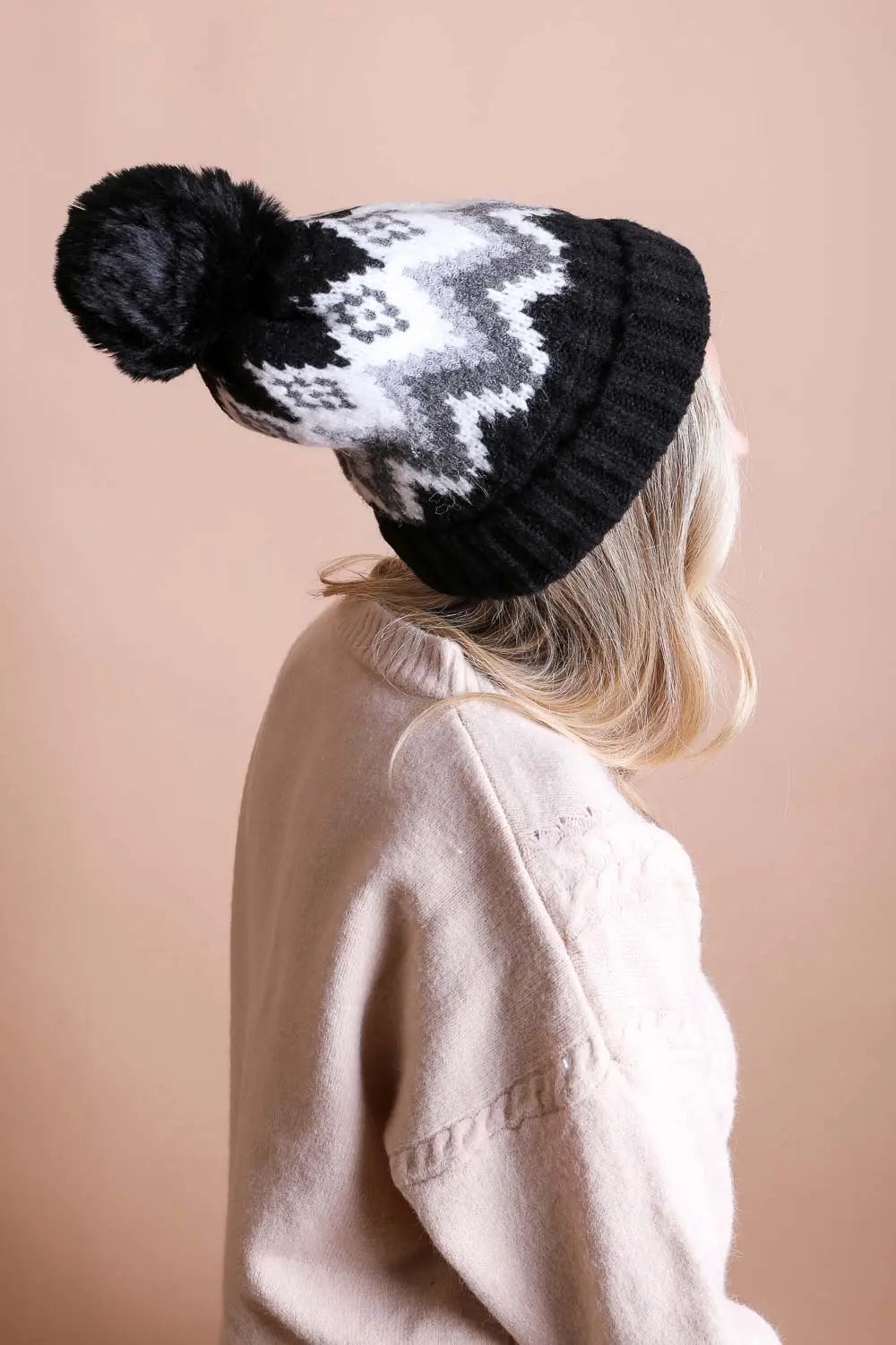 Classic Winter Pom Beanie - Boho Clothing and Accessories - Flyclothing LLC