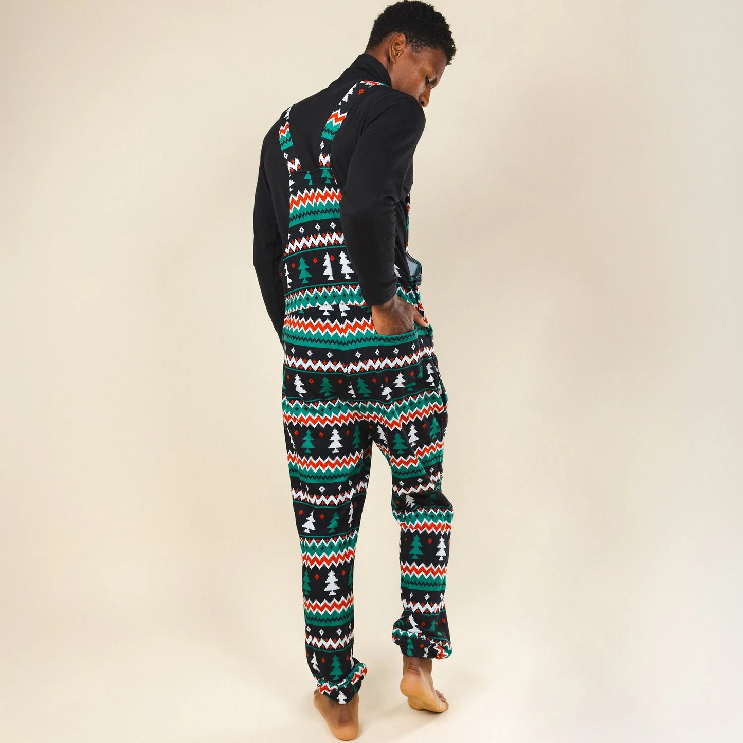 The Classic Caroler | Holiday Fair Isle Pajamaralls® - Shinesty - Flyclothing LLC