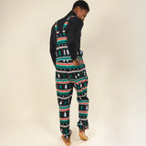 The Classic Caroler | Holiday Fair Isle Pajamaralls® - Shinesty - Flyclothing LLC