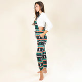 The Classic Caroler | Holiday Fair Isle Women's Pajamaralls® - Shinesty - Flyclothing LLC