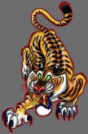Black Market Art Company Claude Tiger Print - Black Market Art Company - Flyclothing LLC