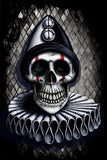 Black Market Art Company Clown With Stuff Print