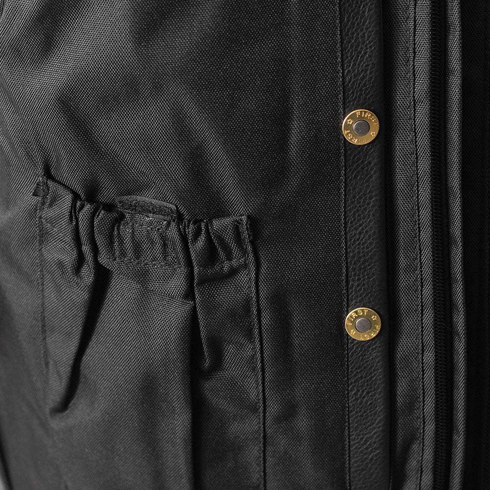 Club House Men's Leather Motorcycle Vest - First Manufacturing Company - Flyclothing LLC
