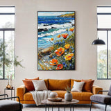 Canvas Print: "Coastal Blooms" - Tailored Canvases - Flyclothing LLC