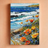 Canvas Print: "Coastal Blooms" - Tailored Canvases - Flyclothing LLC