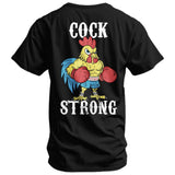 Boxing Chicken Strong Men's T-Shirt - DIRTY COWBOY USA - Flyclothing LLC