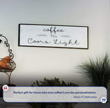 Coffee Till Cocktails Sign II - Tailored Canvases - Flyclothing LLC