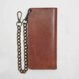 LARGE TRUCKER - Vegetable Tanned Leather Wallet - First Manufacturing Company - Flyclothing LLC