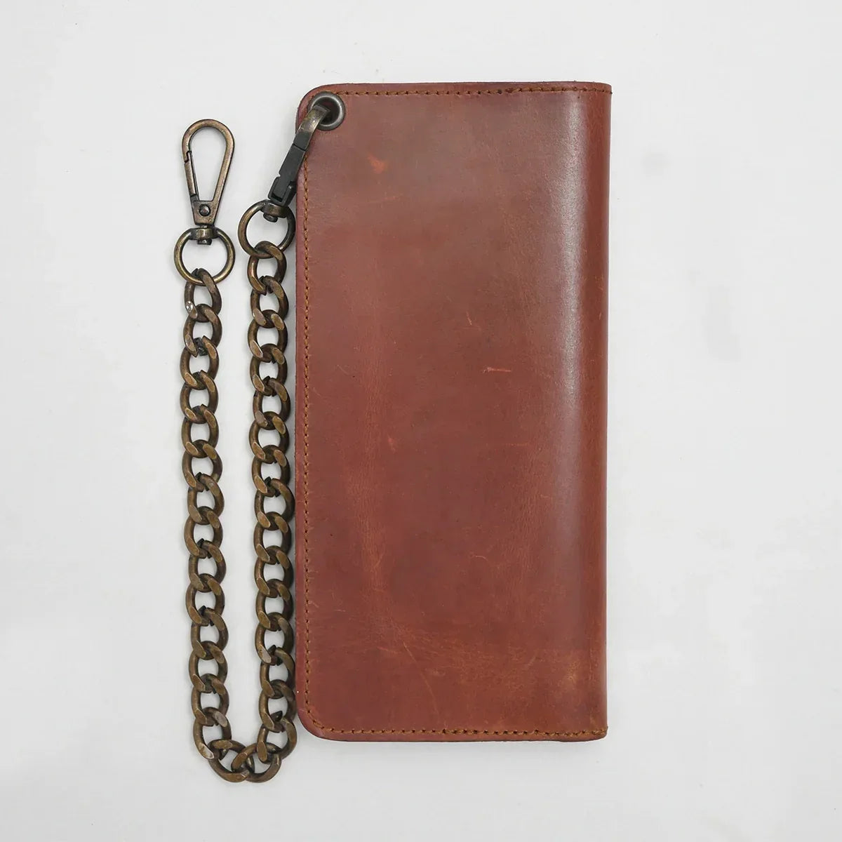 LARGE TRUCKER - Vegetable Tanned Leather Wallet - First Manufacturing Company - Flyclothing LLC