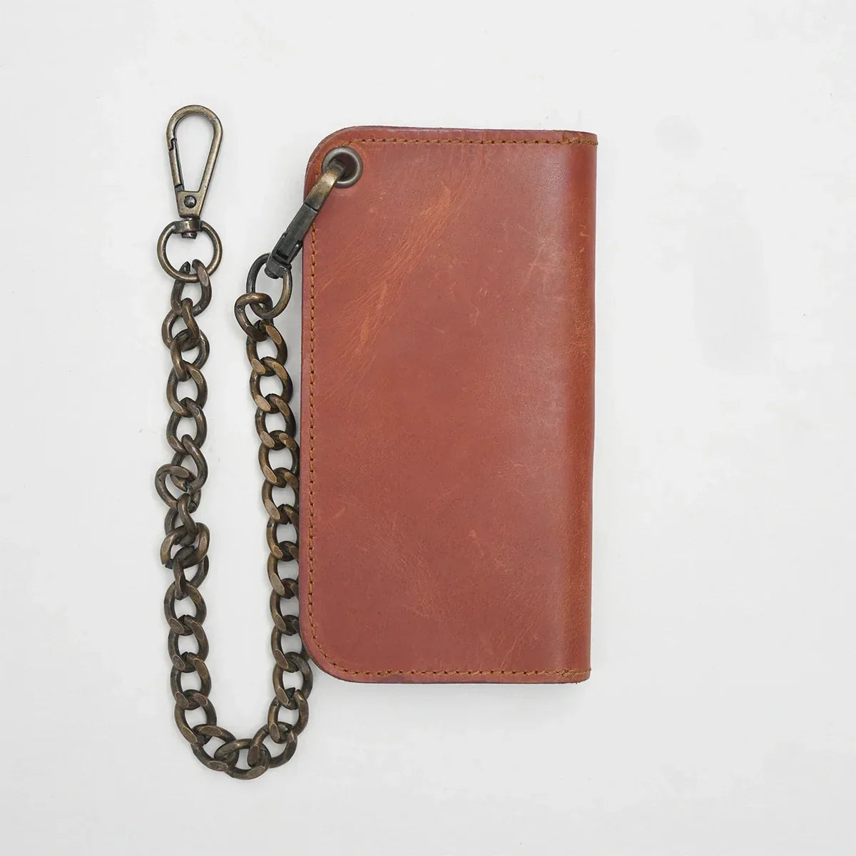 SMALL TRUCKER - Vegetable Tanned Leather Wallet - First Manufacturing Company - Flyclothing LLC