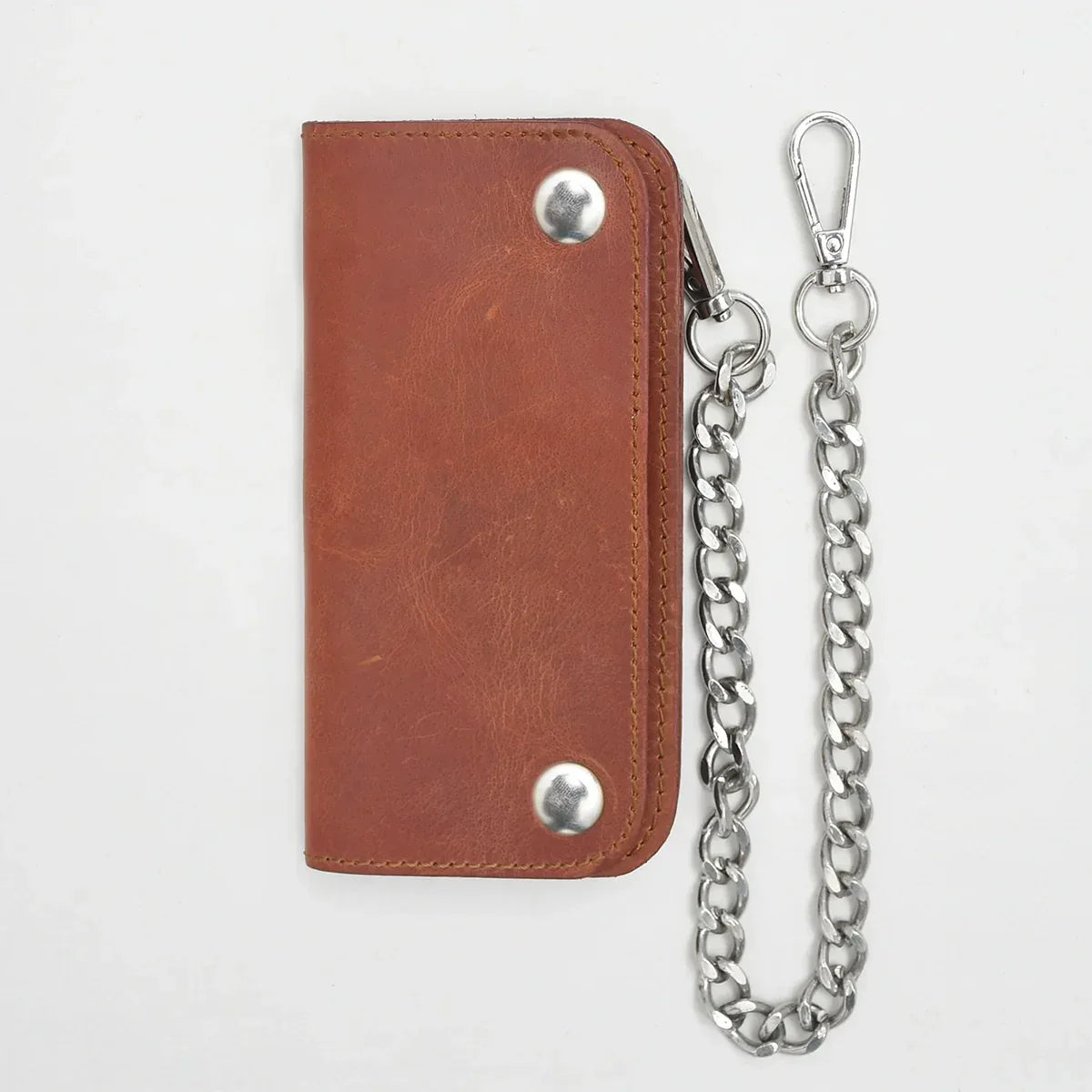 LARGE TRUCKER - Vegetable Tanned Leather Wallet - First Manufacturing Company - Flyclothing LLC