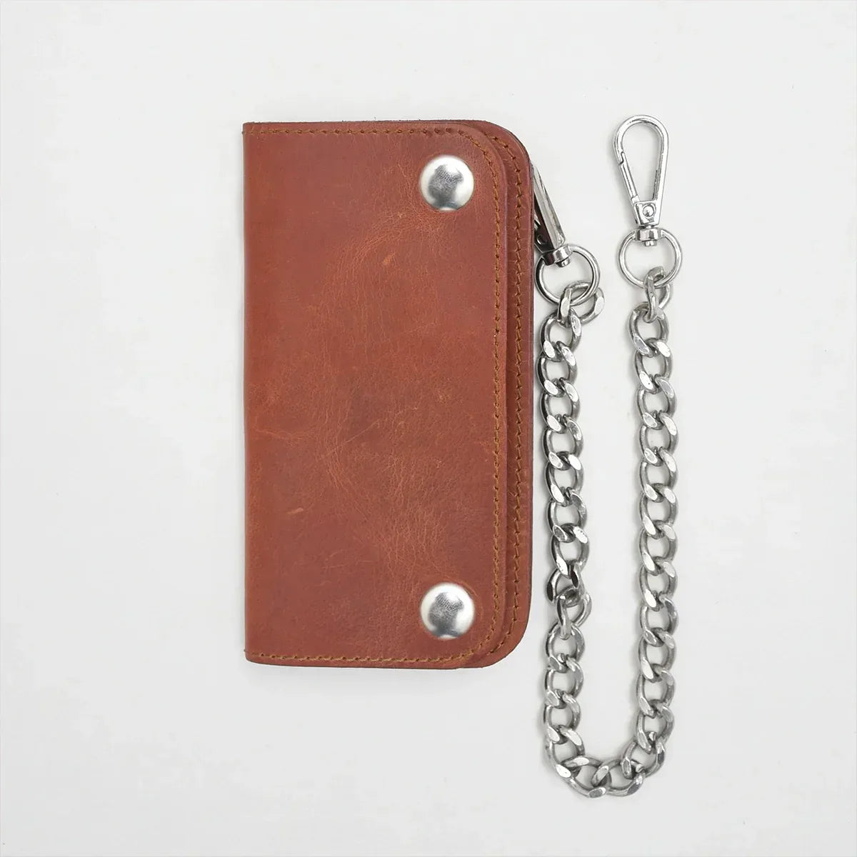 SMALL TRUCKER - Vegetable Tanned Leather Wallet - First Manufacturing Company - Flyclothing LLC