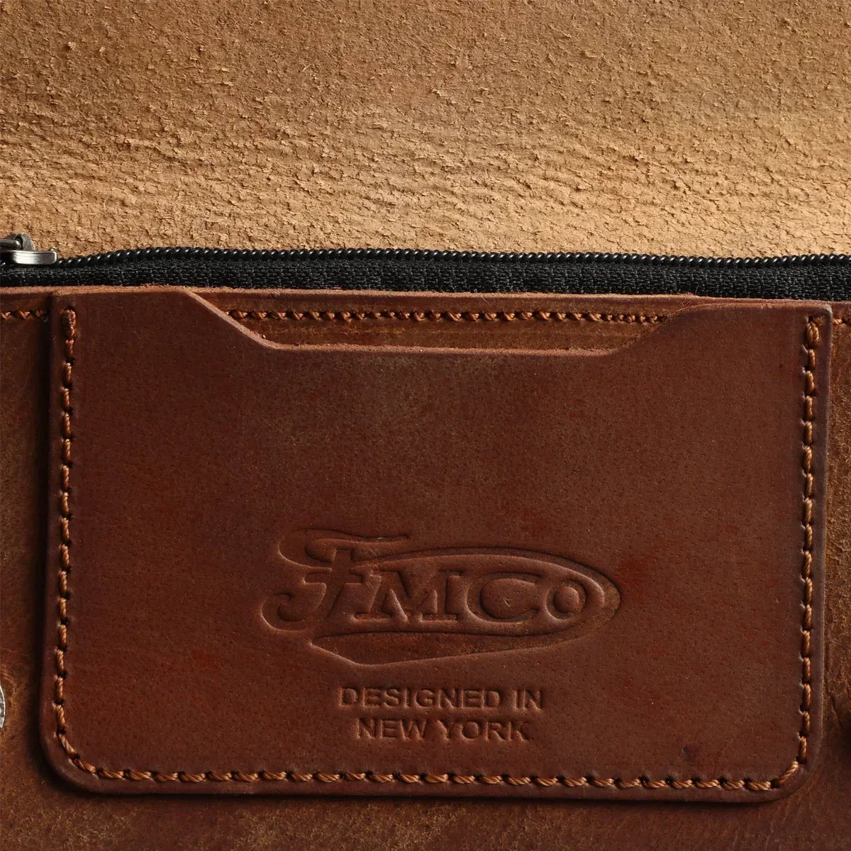 SMALL TRUCKER - Vegetable Tanned Leather Wallet - First Manufacturing Company - Flyclothing LLC