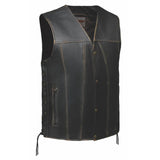 Colorado - Mens Brown Leather Vest