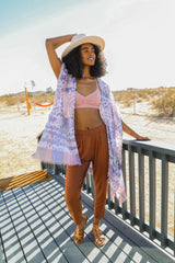 Colorful Splatter Kimono - Boho Clothing and Accessories - Flyclothing LLC