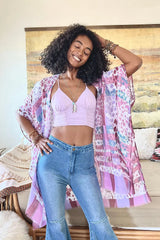 Colorful Splatter Kimono - Boho Clothing and Accessories - Flyclothing LLC
