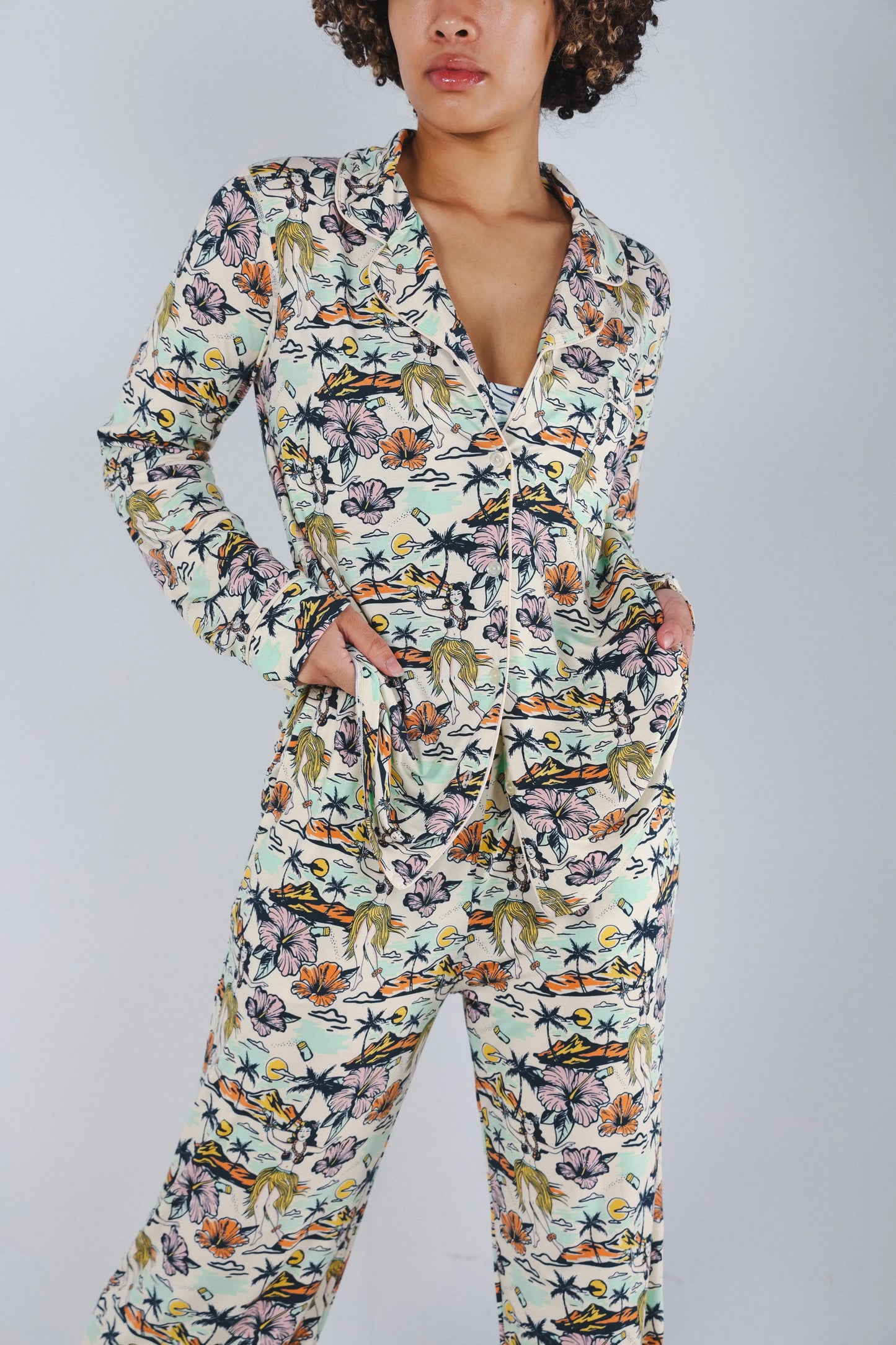 The Come Monday | Shinesty x Margaritaville® SleepDeep™ Women’s Long Sleeve Pajama Set - Shinesty - Flyclothing LLC