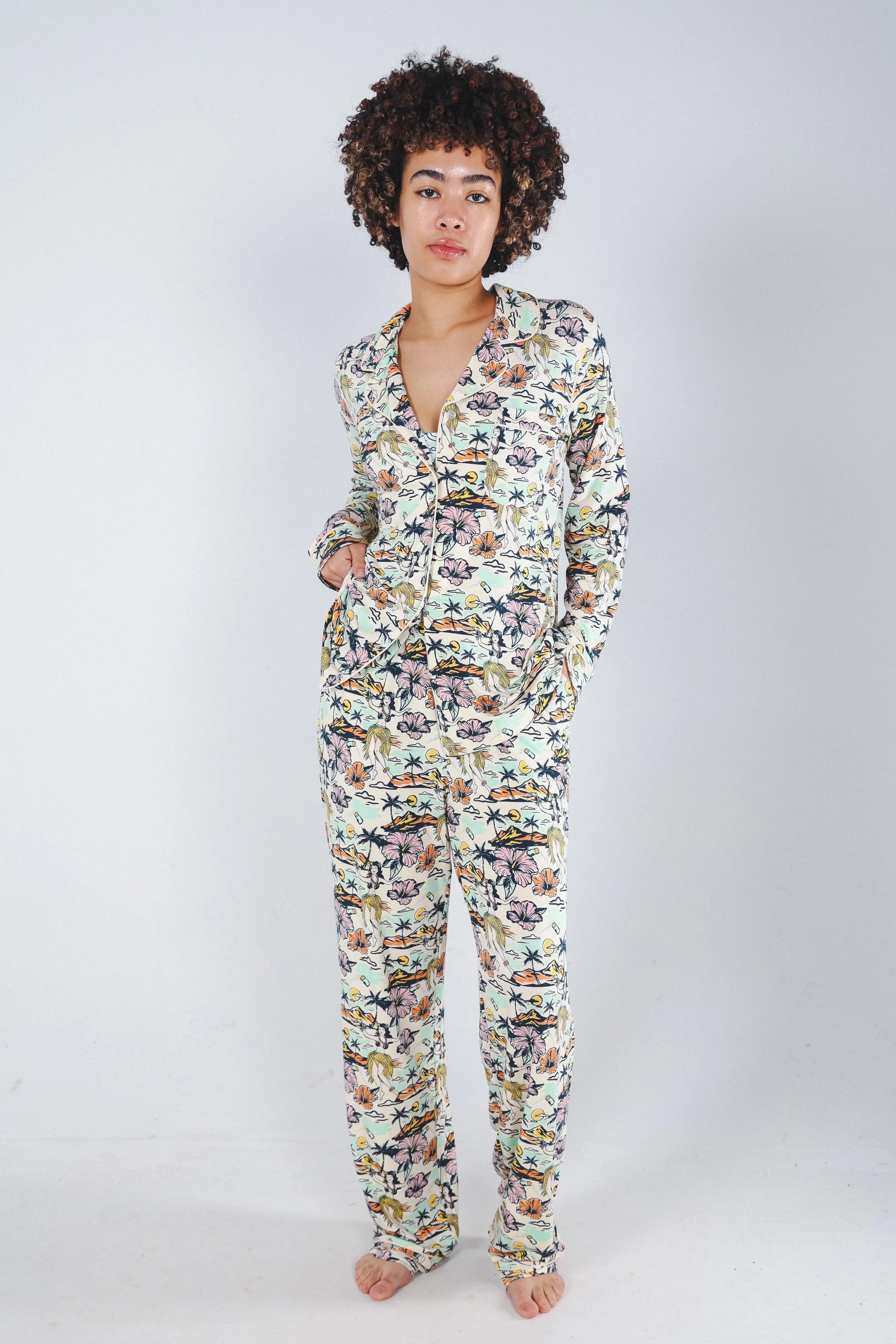 The Come Monday | Shinesty x Margaritaville® SleepDeep™ Women’s Long Sleeve Pajama Set - Shinesty - Flyclothing LLC