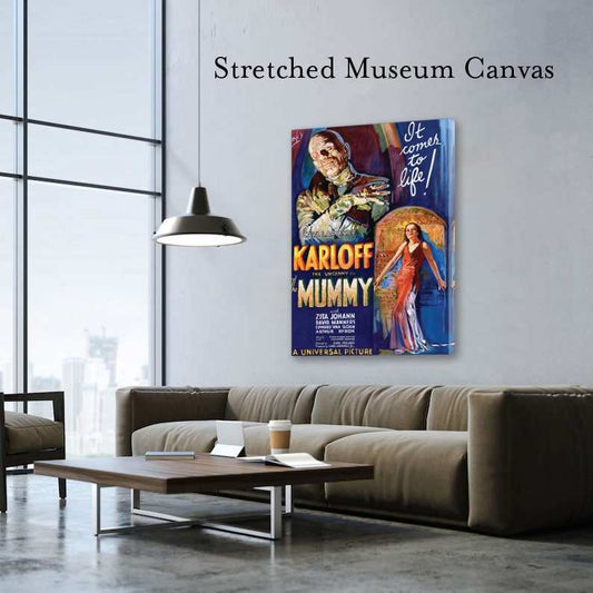 Black Market Art Company Comes to Life & Mummy Movie Poster Print - Black Market Art Company - Flyclothing LLC