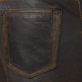Commander Men's Leather Motorcycle Pants - First Manufacturing Company - Flyclothing LLC