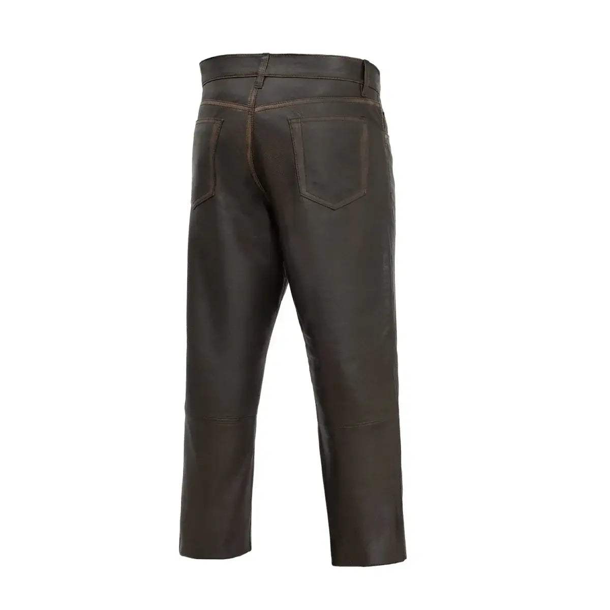 Commander Men's Leather Motorcycle Pants - First Manufacturing Company - Flyclothing LLC