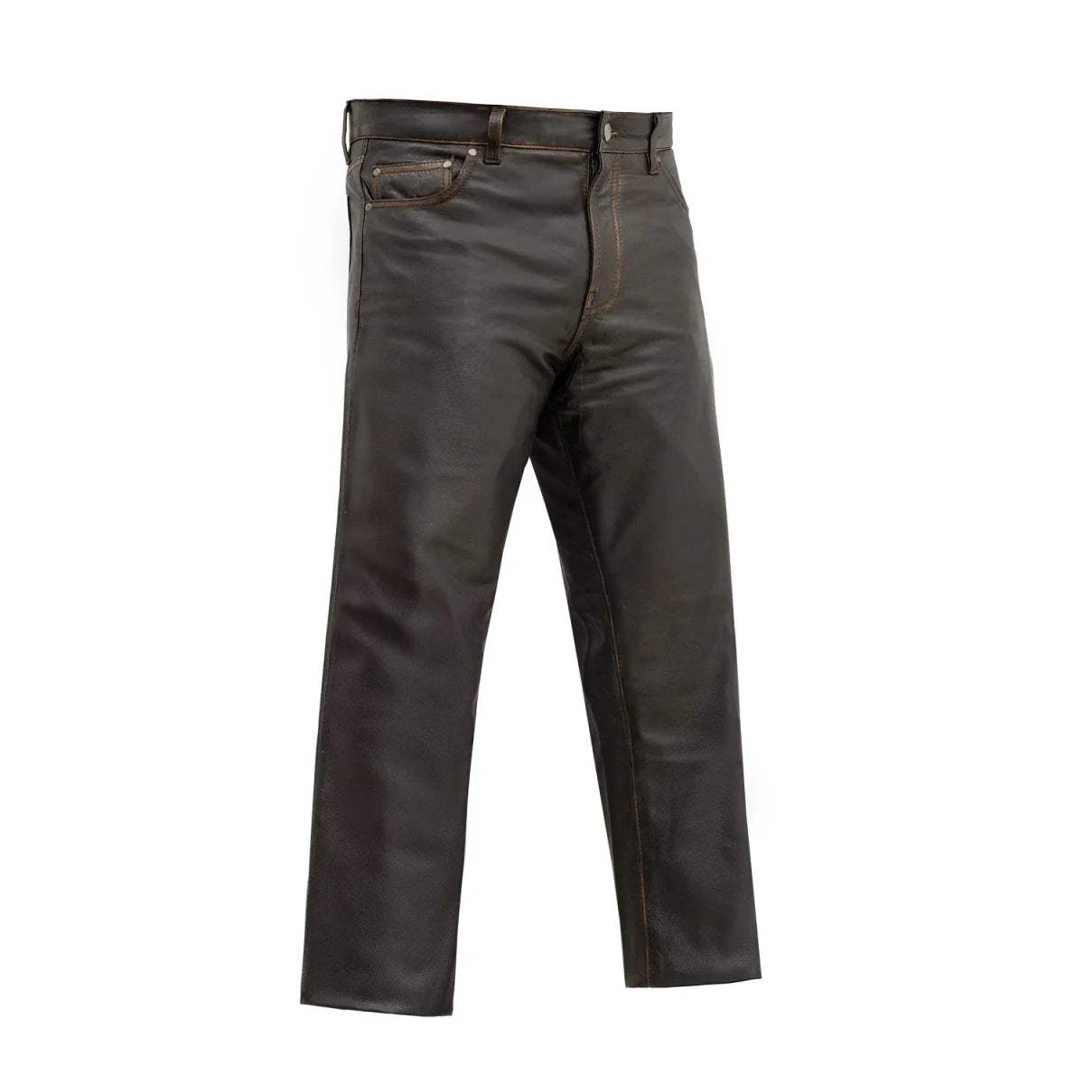 Commander Men's Leather Motorcycle Pants - First Manufacturing Company - Flyclothing LLC