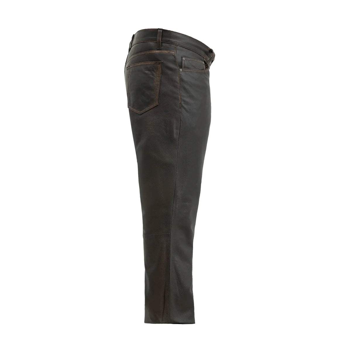 Commander Men's Leather Motorcycle Pants - First Manufacturing Company - Flyclothing LLC