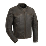 Commuter Men's Motorcycle Leather Jacket - First Manufacturing Company - Flyclothing LLC