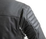 Commuter Men's Motorcycle Leather Jacket - First Manufacturing Company - Flyclothing LLC